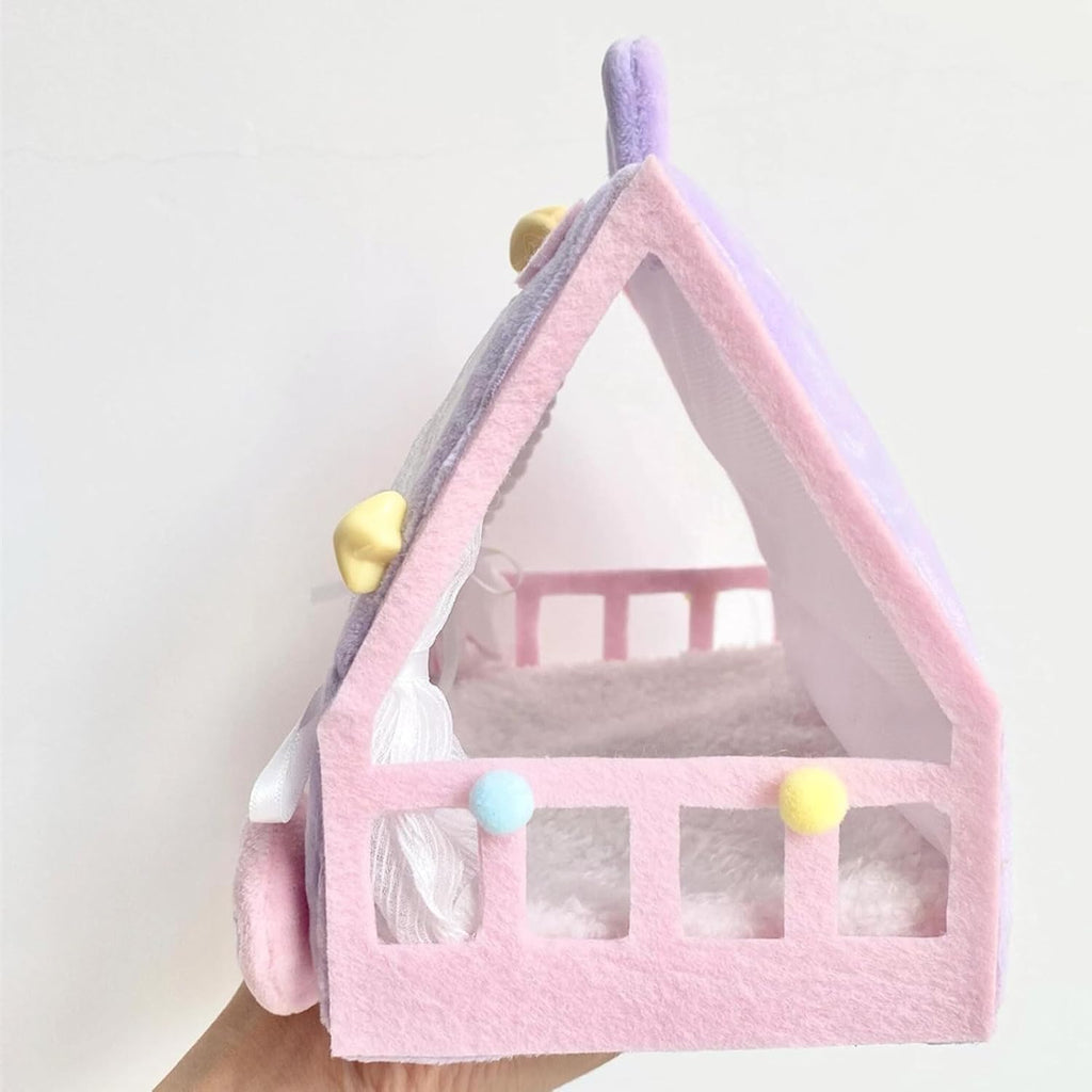 Miniatur Haus-Zelt Bett für Kinder – Spielwiege & Spielzelt für Babys & Kleinkinder