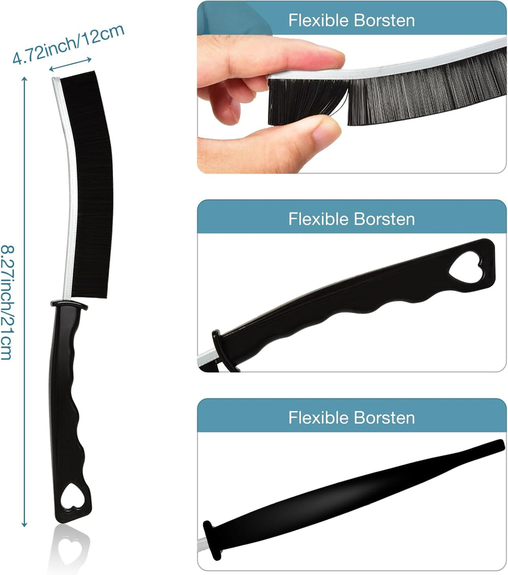 Hartborsten Eckenreinigungsbürste, 3 Stück Multifunktionale Lückenreinigungsbürste Spaltreinigungsbürste Reinigungsbürste Für Badezimmer Haushalt Küche Fliesenböden, Tiefenreinigung