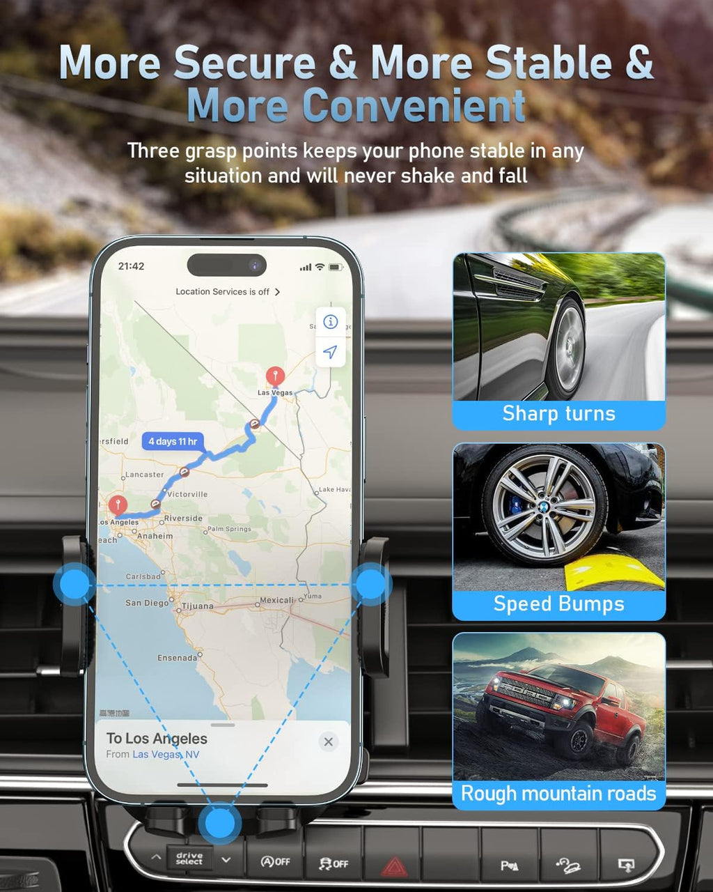 Auto Handyhalter – 2022 Hakenclip, 360° Drehbar, Universell