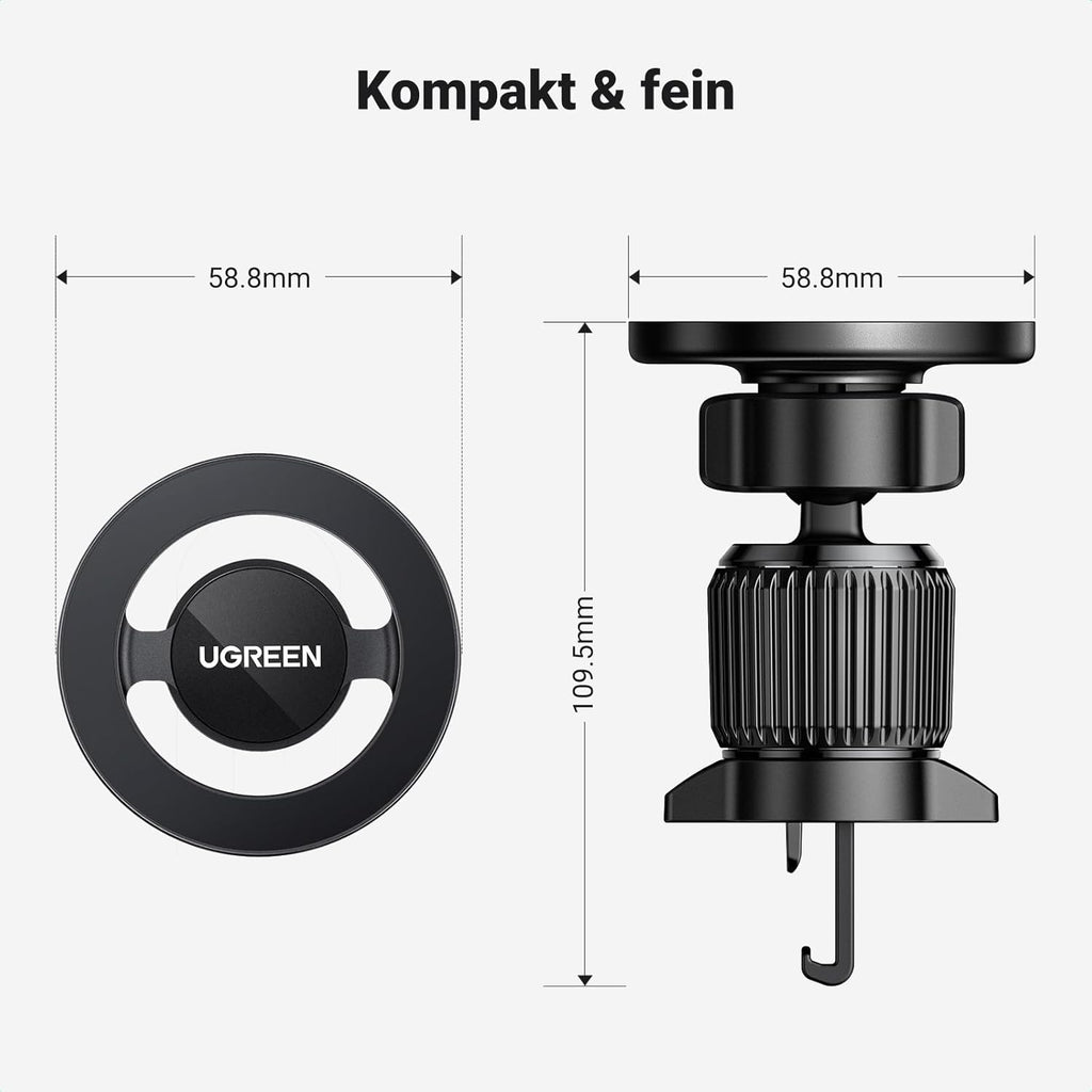 UGREEN MagSafe KFZ-Halter – Superstark, Stabil & Kompatibel mit iPhone 12–17