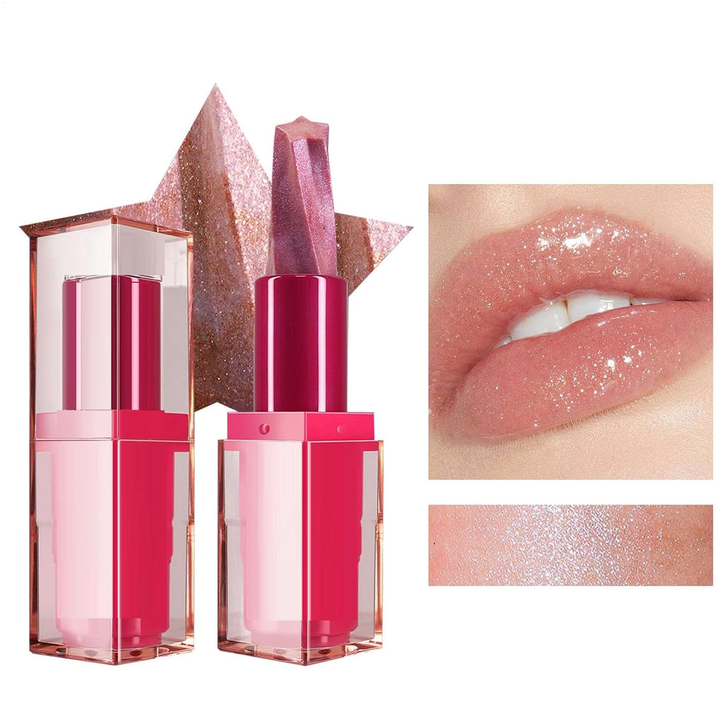 Glitter-Lippenstift, Roter Glitzer, Lippenstift, Make-Up, Wasserfest, Langanhaltend, Für Damen Und Mädchen