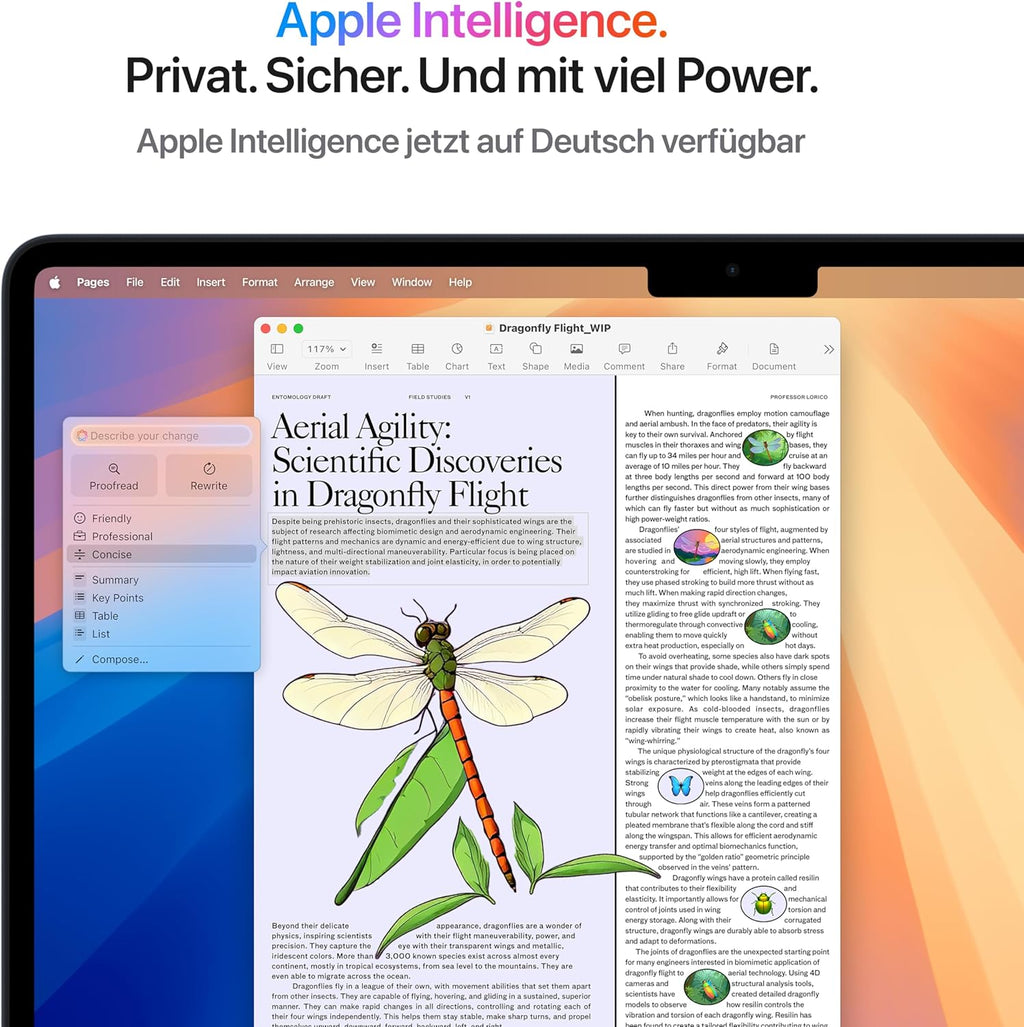 MacBook Air 13" (M4, 16 GB, 256 GB) – Mitternacht