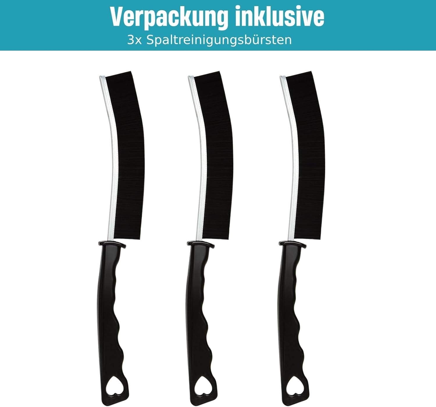 Hartborsten Eckenreinigungsbürste, 3 Stück Multifunktionale Lückenreinigungsbürste Spaltreinigungsbürste Reinigungsbürste Für Badezimmer Haushalt Küche Fliesenböden, Tiefenreinigung