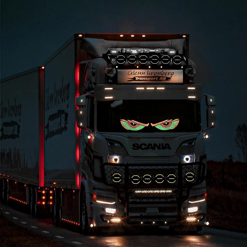 LED Augenlicht Auto – 2× USB, 11 Modelle, Für SUV/Truck/PKW