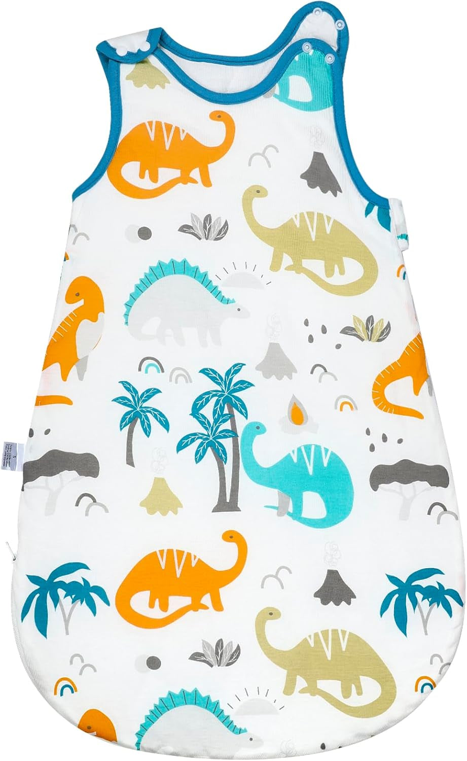 Baby Schlafsack 0.5 TOG aus 100% Baumwolle – Ganzjahres Babyschlafsack für Neugeborene & Kinder (XL/90cm)