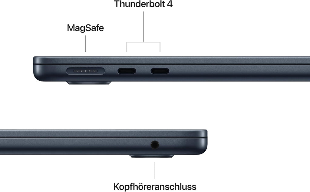 MacBook Air 13" (M4, 16 GB, 256 GB) – Mitternacht