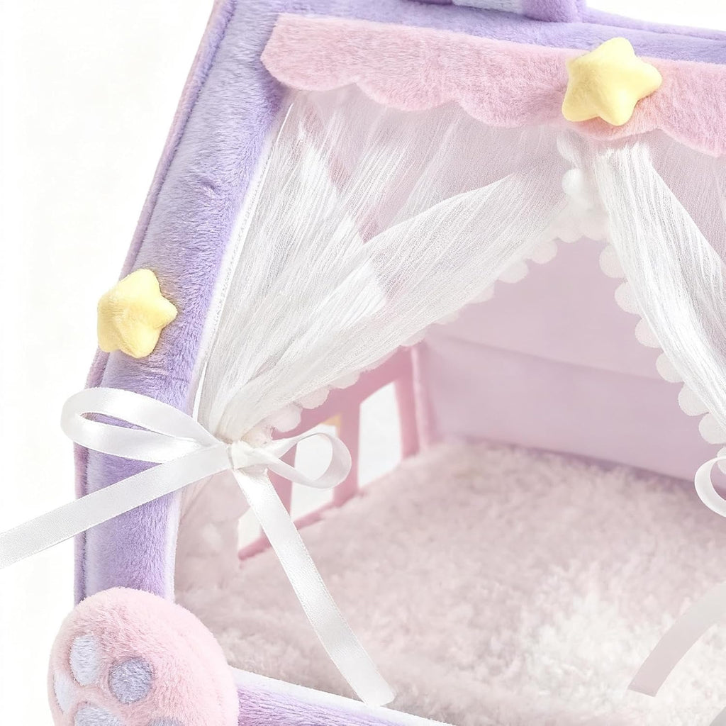 Miniatur Haus-Zelt Bett für Kinder – Spielwiege & Spielzelt für Babys & Kleinkinder