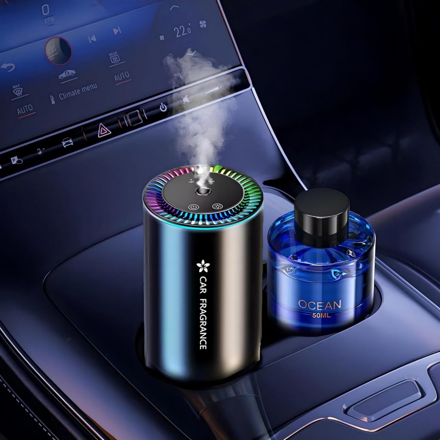 2025 Auto Aromadiffusor – Elektrisch, 50 ml Parfum, Ultraschall & 3 Modi