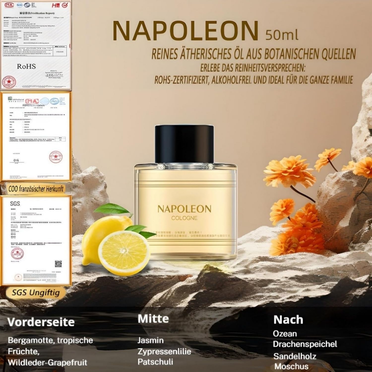 2025 Auto Aromadiffusor – Elektrisch, 50 ml Parfum, Ultraschall & 3 Modi