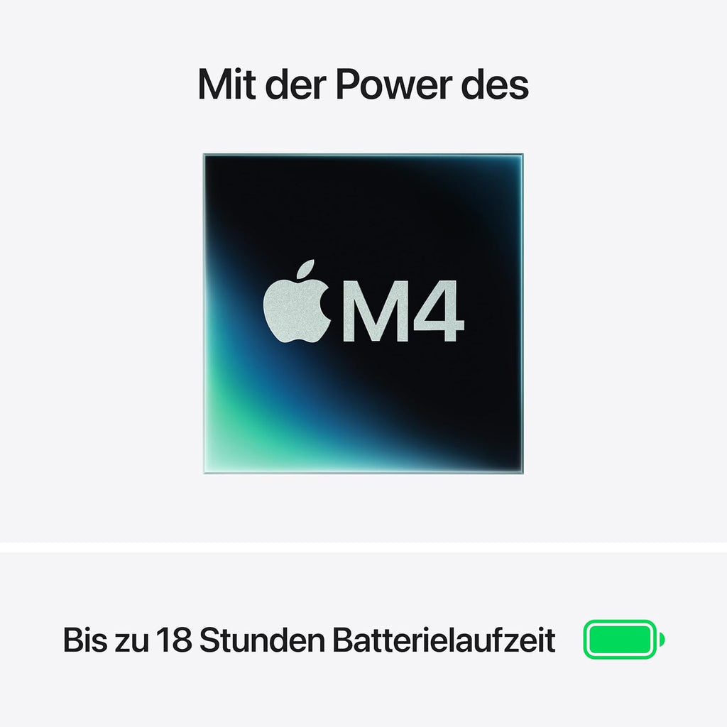 MacBook Air 13" (M4, 16 GB, 256 GB) – Mitternacht