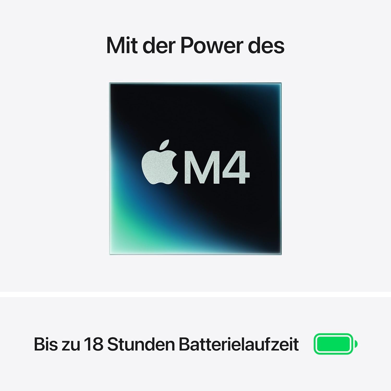 MacBook Air 13" (M4, 16 GB, 256 GB) – Mitternacht
